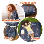 If Besties Were Flowers I'd Pick You - Custom Birth Flower - Personalized Blanket Big Size - Image 7