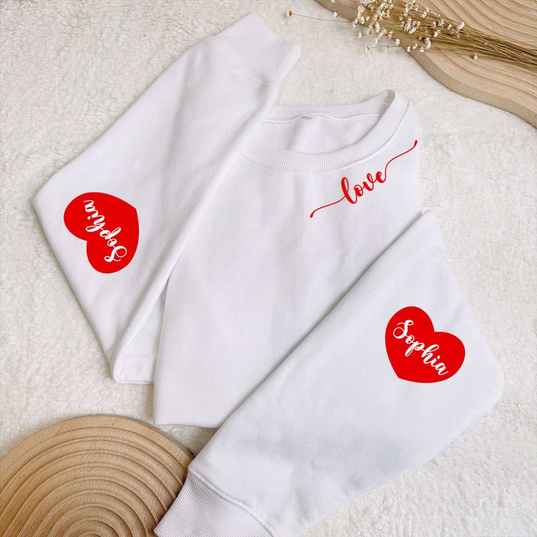 Love-Valentines-Day-Anniversary-Gift-Personalized-Sweatshirt_1.jpg Love Valentine's Day Anniversary Gift - Personalized Sweatshirt - Image 1