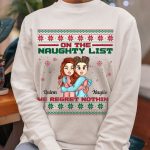 On The Naughty List - Personalized Sweatshirt - Image 3