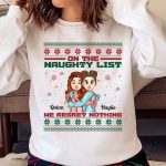 On The Naughty List - Personalized Sweatshirt