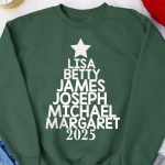 Our Family Christmas Tree 2025 - Personalized SweatShirt