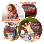 You & Me And Our Fur Babies - Personalized Pet Blanket Big Size - Image 7