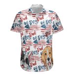 Dog Dad Patriotic America 4th Of July - Personalized Hawaiian Shirt - Image 6