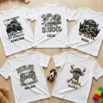 100 Days Of School Camo Style Gift For Kid - Personalized Shirt