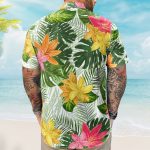 Aloha Funny Abs With Tropical Flowers - Custom Hawaiian Shirts - Image 7