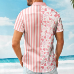 Be My Valentine - Personalized Photo Hawaiian Shirt - Image 2
