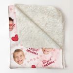 Blessed Grandma - Personalized Photo Blanket - Christmas, New Year Gift For Grandma, Nana, Mimi, Gigi Big Size - Image 5
