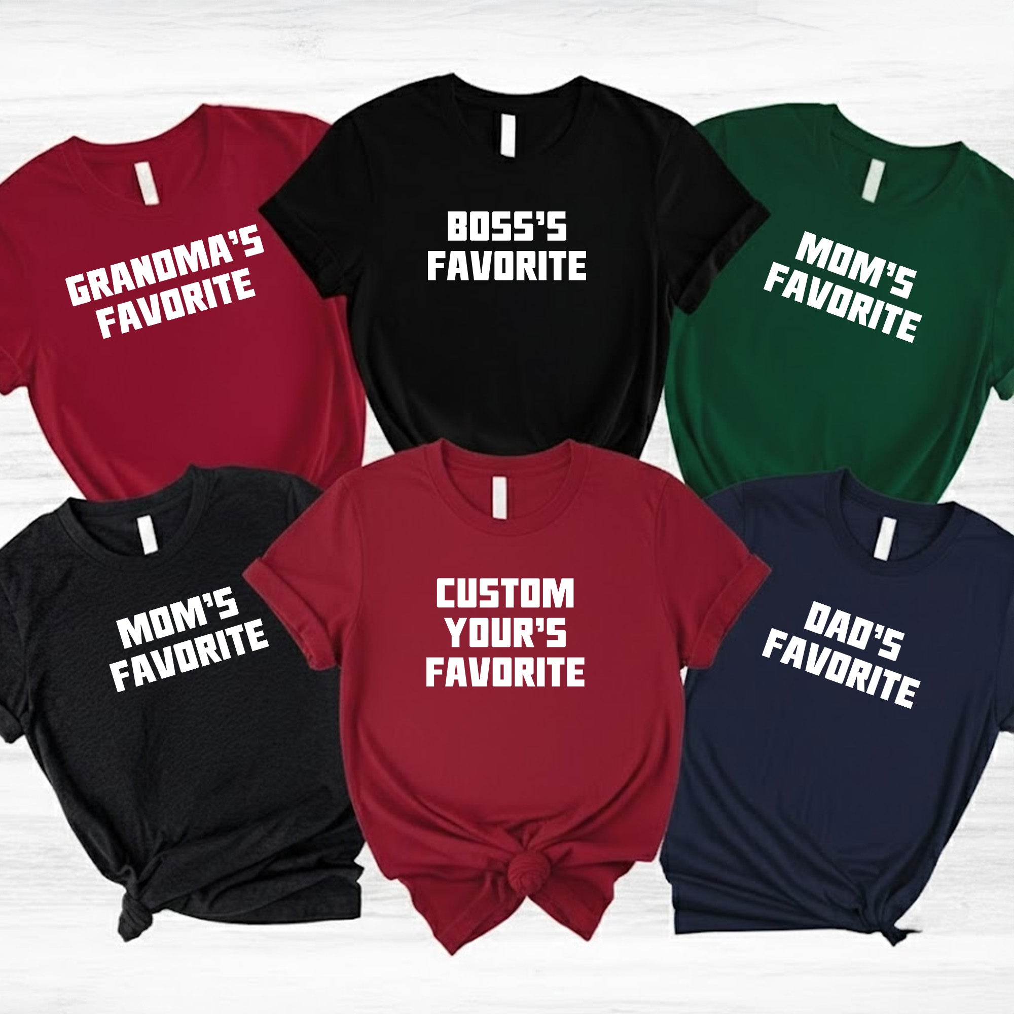 Boss's Favorite, Grandma's Favorite, Mom's Favorite, Dad's Favorite - Funny Custom Shirt Troll - Personalized Shirt - Image 1