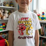Brainrot Six Seven Kid Gaming - Personalized Shirt - Image 2