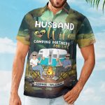 Camping Partners For Life - Personalized Hawaiian Shirt - Image 3