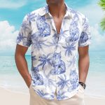 Cat Lover Chinoiserie Toile De Jouy Style - Personalized Hawaiian Shirt