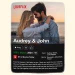 Custom Couples Loveflix Movie Poster - Personalized Photo Blanket Big Size - Image 6