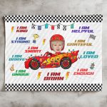 Custom Kid Face Car Toys Affirmation Gift - Personalized Photo Blanket Big Size - Image 7