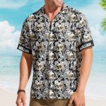 Custom Name With Magic Poisonous Mushroom And Skull - Custom Hawaiian Shirts - Image 2