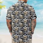 Custom Name With Magic Poisonous Mushroom And Skull - Custom Hawaiian Shirts - Image 4
