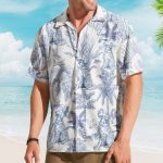 Dog Lovers Toile De Jouy Style Custom Dog Breeds - Personalized Hawaiian Shirt - Image 4