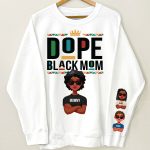 Dope Black Mom Ver 1 - Personalized Sweatshirt - Image 3