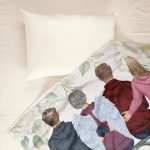 Think Of This As A Hug From Mom To You - Personalized Blanket - Memorial, Mother's Day Gift For Family Members Big Size - Image 2