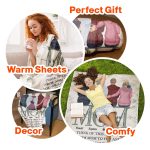 Think Of This As A Hug From Mom To You - Personalized Blanket - Memorial, Mother's Day Gift For Family Members Big Size - Image 7