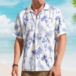 Football Baseball Basketball Soccer Fan Toile De Jouy - Personalized Hawaiian Shirt - Image 4