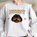 Funny Dog Face - Personalized Sweatshirt - Image 2