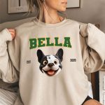Funny Dog Face - Personalized Sweatshirt - Image 4