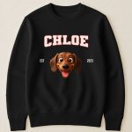 Funny Dog Face - Personalized Sweatshirt - Image 5
