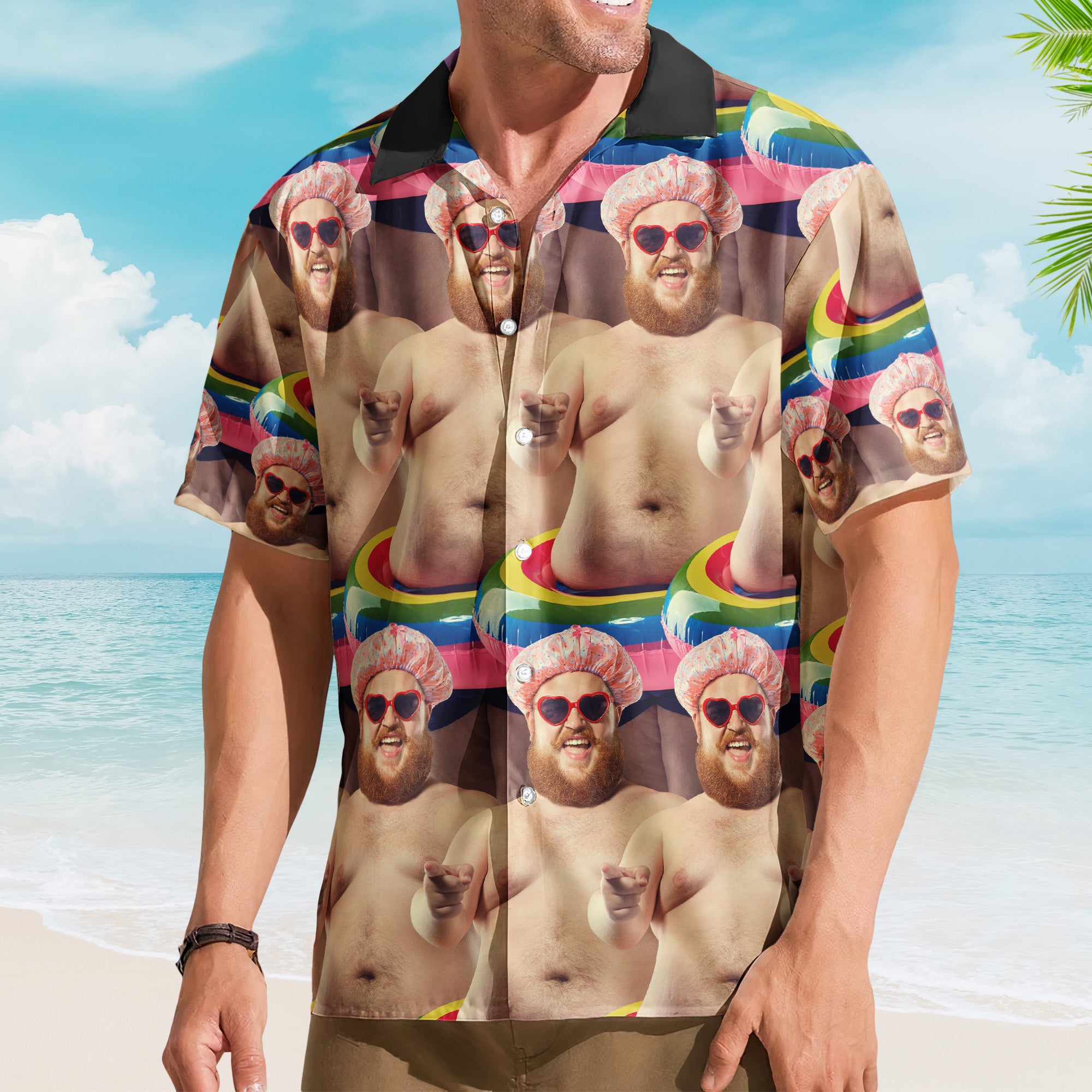 Funny-Summer-For-Family-Trip-Vacation-Friends-Cruise-Custom-Photo-Hawaiian-Shirt_1_61b58db8-d9ab-4581-92aa-7a8c2fcf05c6.jpg Funny Summer For Family Trip Vacation Friends Cruise - Custom Photo Hawaiian Shirt - Image 1