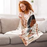 I Am A Child Of God Bible Verse - Personalized Blanket Big Size - Image 4