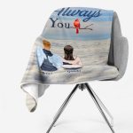 I Am Always With You - Personalized Blanket - Memorial Gift For Daughter, Son, Wife, Husband, Grief Gift, Remembrance Gift Big Size - Image 2