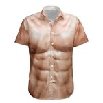Men's Muscle Six-Pack Abs Ugly Hawaiian Shirt - Personalized Hawaiian Shirt - Image 5
