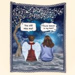 Message From Heaven - Personalized Memory Blanket Big Size