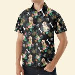 Dog Hawaiian - Personalized Photo Hawaiian With Pocket Shirt - Image 4