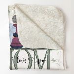 Think Of This As A Hug From Mom To You - Personalized Blanket - Memorial, Mother's Day Gift For Family Members Big Size - Image 4