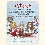 Snuggle This Cozy Blanket - Personalized Blanket - Christmas, New Year Gift For Mom, Mother, Mama Big Size - Image 3