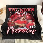 Sport Lovers - Basketball, Football, Baseball, Soccer, Or Softball Boy, Girls - Personalized Photo Blanket Big Size - Image 4