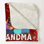 Think Of It As A Hug From Us - Personalized Blanket Big Size - Image 5