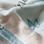 Think Of This As A Hug From Dad To You - Personalized Blanket Big Size - Image 2