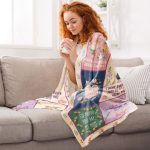 This Blanket Reminds You How Much I Love You Floral Patterns - Personalized Blanket Big Size - Image 7