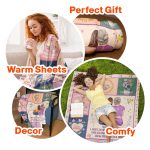 This Blanket Reminds You How Much I Love You Floral Patterns - Personalized Blanket Big Size - Image 8