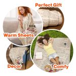 This Is My Book Reading Blanket - Cartoon Version - Personalized Blanket Big Size - Image 6