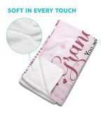 We Will Never Be Apart Grandma - Personalized Blanket - Birthday Mother's Day Gift For Mom, Grandma, Nana Big Size - Image 4